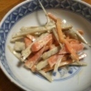 ごま香るごぼうサラダ